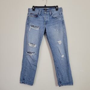 Polo by Ralph Lauren Blue Ankle Cropped Jeans
